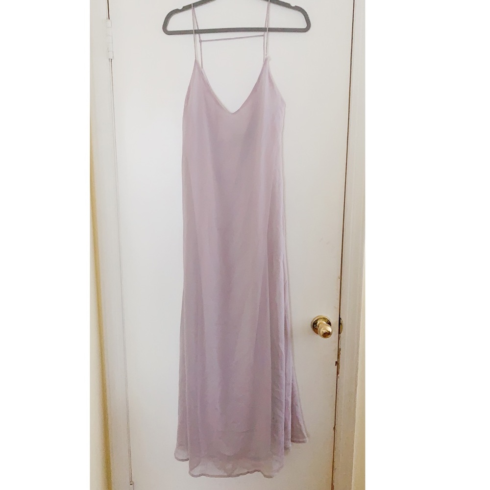 Lulu’s Lilac/Grey Maxi Dress